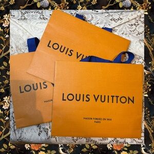 Louis Vuitton Orange Shopping Bags